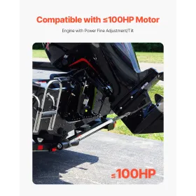 Justerbar akterspauser 24-36 i bådovergangsbesparelse med kraftigt hoved