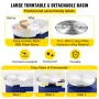 Pottery Wheel 27.9 cm 0-300 RPM Ceramic Wheel, 350W Adjustable Speed Forming Machine with Sculpting Tools and Apron, Detachable 