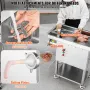 Meat Grinder, 22 Lbs/Min Capacity Electric Meat Grinders w/ Blade, Grinding Plate, Sausage Maker, Stainless Steel Commercial Mea
