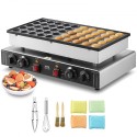 50stk 43 mm mini hollandsk pandekageproducent kommerciel Dorayaki Baker 1700W