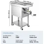 Kommerciel elektrisk kødkværn 22 lb/min 2200W Industrial