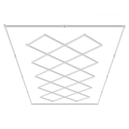 Square LED Garage Lights 88000LM 14 Grids Bright Car Detailing Shop Light