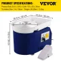 Pottery Wheel 27.9 cm 0-300 RPM Ceramic Wheel, 350W Adjustable Speed Forming Machine with Sculpting Tools and Apron, Detachable 