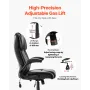 Executive Chair High Back Desk Stol Flip-Up armlæn lumbar