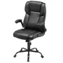 Executive Chair High Back Desk Stol Flip-Up armlæn lumbar