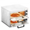 Kommerciel bordplade Pizza Ovn Electric Pizza Oven for 16 "Pizza Indoor