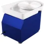 Pottery Wheel 27.9 cm 0-300 RPM Ceramic Wheel, 350W Adjustable Speed Forming Machine with Sculpting Tools and Apron, Detachable 