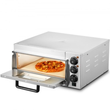 Kommerciel bordplade Pizza Ovn Electric Pizza Oven for 14 "Pizza Indoor