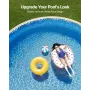Rund poolliner 7,2 m overlapningsstil poolliner 132 cm væghøjde
