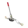Come Along Winch, 2 Ton (4,409 lbs) Pulling Capacity, 12 ft Steel Cable, 2 Hooks, Heavy Duty Ratchet Power Puller Tool with Dual