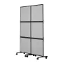 Office Divider, 2 Panel Office Partition, Freestanding Office Divider Wall Partition & Privacy Divider Reduce Noise and Room Sep
