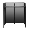 DJ Event Facade DJ Table Stand 42" x 21" Flat Table Top+Travel Bag+Scrims