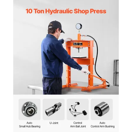 10 T hydraulisk værkstedspresse Hydraulisk presse med