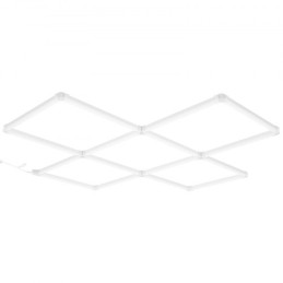 Square LED Garage Lights 22000LM 5 Grids Bright Car Detailing Shop Light