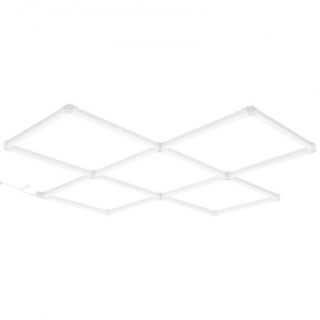 Firkantet LED garage lys 22000LM 5 gitter lys bil detaljerede butikslys