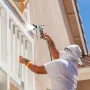 Airless Paint Spray Gun, 3600PSI High Pressure Airless Paint Sprayer Gun with 5 Tips, 211, 315, 417, 517, 623, Swivel Joint Airl