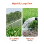Deep Well Submersible Pump, 1100W Input Power, 230V, 100 L/min Flow 75 m(246 ft) Head, with 20 m(65.62 ft) Cord, Stainless Steel