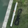 Deep Well Submersible Pump, 1100W Input Power, 230V, 100 L/min Flow 75 m(246 ft) Head, with 20 m(65.62 ft) Cord, Stainless Steel