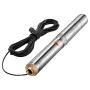 Deep Well Submersible Pump, 1100W Input Power, 230V, 100 L/min Flow 75 m(246 ft) Head, with 20 m(65.62 ft) Cord, Stainless Steel