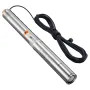 Deep Well Submersible Pump, 1100W Input Power, 230V, 100 L/min Flow 75 m(246 ft) Head, with 20 m(65.62 ft) Cord, Stainless Steel