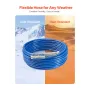 50ft Airless Paint Sprayer Hose, 1/4 in Universal Airless Paint Spray Hose, 4350 PSI High Pressure Flexible Airless Sprayer Hose