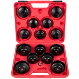 Oil Filter Socket Set Cup Socket Tool Set 15PCS Oil Filter Cap Wrench