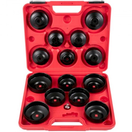 Oil Filter Socket Set Cup Socket Tool Set 15PCS Oil Filter Cap Wrench