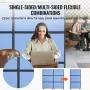 Akustisk rumdeler Skillevægspanel Privacy Screen 2 Pack Indigo
