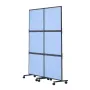 Akustisk rumdeler Skillevægspanel Privacy Screen 2 Pack Indigo