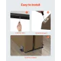 Bypass Door Hardware 8ft Bypass Closet Door Track Kit til 2