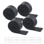 4 ruller gummimulchrulle til landskabspleje 120 x 4,5 tommer