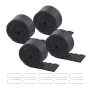 4 ruller gummimulchrulle til landskabspleje 120 x 4,5 tommer