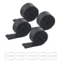4 ruller gummimulchrulle til landskabspleje 120 x 4,5 tommer