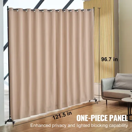 Room divider bærbar panel rumdelere med hjul privatlivsskærm