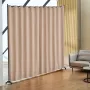 Room Divider, Portable Panel Room Divider with Wheels Curtain Divider Stand, Freestanding Room Divider Privacy Screen for Office