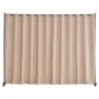 Room Divider, Portable Panel Room Divider with Wheels Curtain Divider Stand, Freestanding Room Divider Privacy Screen for Office
