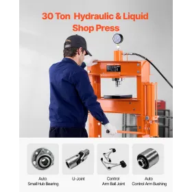 30 T hydraulisk værkstedspresse Hydraulisk presse med