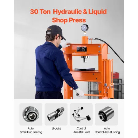 30 T hydraulisk værkstedspresse Hydraulisk presse med