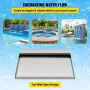 Waterfall Blade, 30cm Stainless Steel Waterfall Spillway, Rectangular Waterfall Pool Fountain, Cascade Blade with Connector, Hos