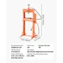 30 T hydraulisk værkstedspresse Hydraulisk presse med