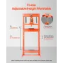 Hydraulic Shop Press, 20 T H-Frame Shop Press with Press Plate & Triangular Support, Stable Garage Floor Adjustable Hydraulic Pr