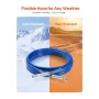 25ft Airless Paint Sprayer Hose, 1/4 in Universal Airless Paint Spray Hose, 4350 PSI High Pressure Flexible Airless Sprayer Hose