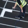 25ft Airless Paint Sprayer Hose, 1/4 in Universal Airless Paint Spray Hose, 4350 PSI High Pressure Flexible Airless Sprayer Hose