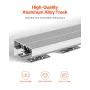 Bypass Door Hardware 5ft Bypass Closet Door Track Kit til 2