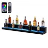 LED oplyst spiritusflaske Display Bar Shelf RF & App Control 48 "2-trins