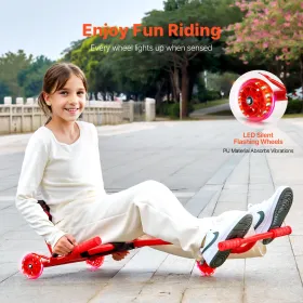 Ride på Scooter Powered by Zig-Zag Motion Drift Cart for Kids Ages 10+