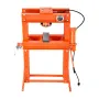 Hydraulic Shop Press, 50 T H-Frame Pneumatic Shop Press with Press Plate & Triangular Support, Stable Garage Floor Adjustable Hy