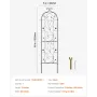 Garden Trellis for Climbing Plants, 60 x 15 in, Rustproof Metal Garden Flower Trellis, Outdoor Climbing Rose Trellis Cucumbers S