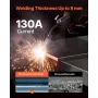 MiG Welder 130Amp Gasless Flux Core MiG Welding Machine med