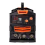 MIG Welder, 130Amp Synergic Mig Welding Machine, Gasless Flux Core Welder Machine, Portable Mig Welder with IGBT Inverter Techno